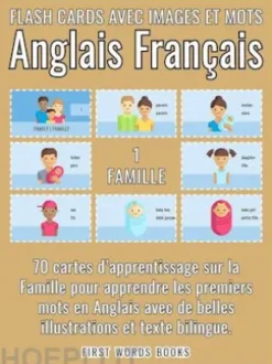 1 - Famille - Flash Cards avec Images et Mots Anglais Français