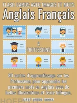 2 - Professions - Flash Cards avec Images et Mots Anglais Français