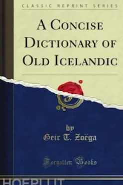 A Concise Dictionary of Old Icelandic