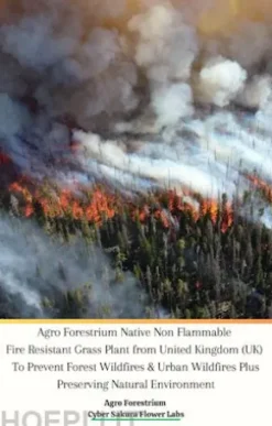 Agro Forestrium Native Non Flammable Fire Resistant Grass Plant from United Kingdom (UK) To Prevent Forest Wildfires & Urban Wildfires Plus Preserving Natural Environment