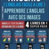 Anglais ( L’Anglais facile a lire ) - Apprendre L’Anglais Avec Des Images (Vol 16) Super Pack 4 livres en 1
