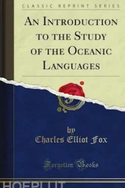 An Introduction to the Study of the Oceanic Languages