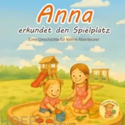 Anna erkundet den Spielplatz