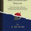 Antibarbarus der Lateinischen Sprache
