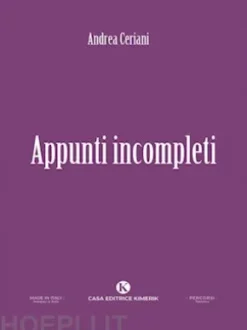 Appunti incompleti
