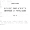 Behind the Scripts Stories in Progress