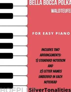 Bella Bocca Polka Easy Piano Sheet Music Combo