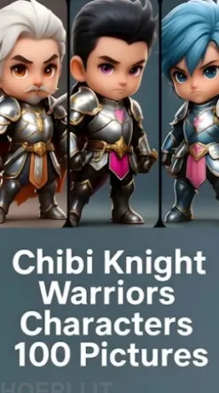 Chibi Knight Warriors Characters PhotoBook 100 Pictures