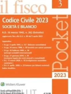 Codice Civile 2023 Società e Bilancio