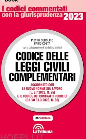 Codice delle leggi civili complementari
