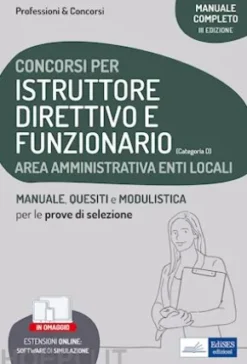 Concorsi per Istruttore direttivo e funzionario Enti locali