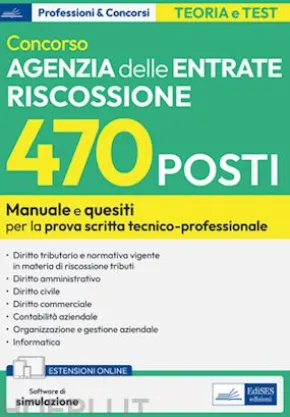 Concorso 470 posti Agenzia delle Entrate - Riscossione
