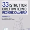 CONCORSO33 ISTRUTTORI DIRETTIVI TECNICI REGIONE CALABRIA