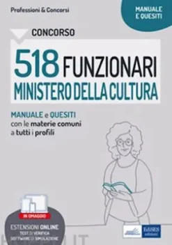Concorso 518 Funzionari Ministero della Cultura