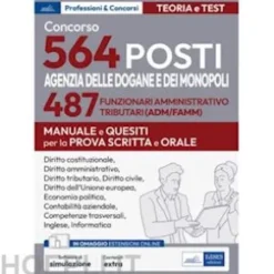 Concorso 564 posti Agenzia Dogane e Monopoli