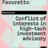 Conflict of interests in high-tech investment advisory
