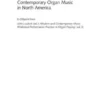 Contemporary Organ Music in North America