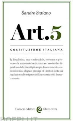 Costituzione italiana: articolo 5