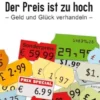 Der Preis ist zu hoch