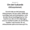 Det fuskande rättsväsendet