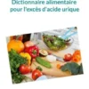Dictionnaire alimentaire pour l'excès d'acide urique.