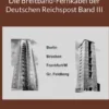 Die Breitband-Fernkabel der Deutschen Reichspost Band III