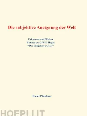 Die subjektive Aneignung der Welt