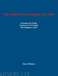 Die subjektive Aneignung der Welt