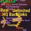 Discover How We Made $15,775 In 7 Days With Free Secret Systems that Generates Real and Unlimited HQ Backlinks that Rank Your Website, Video and Blog On Top of Google, Youtube, Yahoo and Bing In Just 60 Seconds