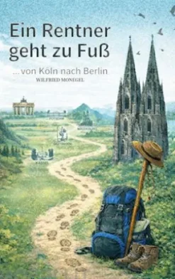 Ein Rentner geht zu Fuß