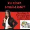 Email Basic - Neu: Wie komme ich zu einer email-Liste