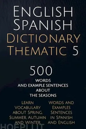 English Spanish Dictionary Thematic 5