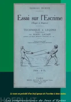 Essai sur l'Escrime (Dague et Rapière)