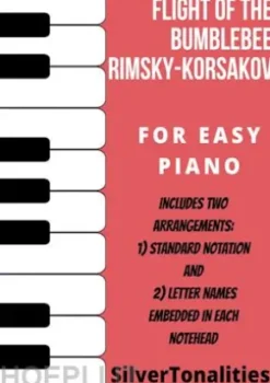 Flight of the Bumble Bee Easy Piano Sheet Music Combo