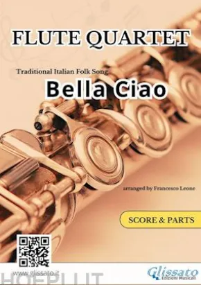Flute Quartet "Bella Ciao" score & parts