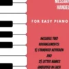 For Unto Us a Child is Born the Messiah Easy Piano Sheet Music Combo