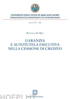 Garanzia e autotutela esecutiva nella cessione di credito