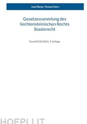 Gesetzessammlung des liechtensteinischen Rechts - Staatsrecht