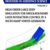 High Order Large Eddy Simulation for Shock-Boundary Layer Interaction Control by a Micro-ramp Vortex Generator