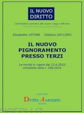 IL NUOVO PIGNORAMENTO PRESSO TERZI. Le novità in vigore dal 22.6.2022 introdotte dalla l. 206/2021