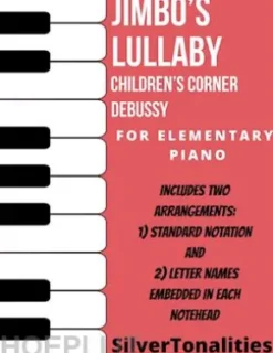 Jimbo's Lullaby Children's Corner Easy Elementary Piano Sheet Music Combo