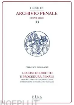Lezioni di diritto e procedura penale