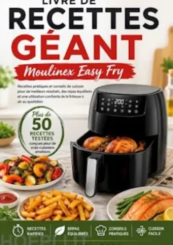 Livre de recettes géant Moulinex Easy Fry