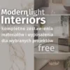 Nowoczesne, jasne wnetrza - przydatne rozwiazania. Katalog z zestawieniami materialów i wyposazenia