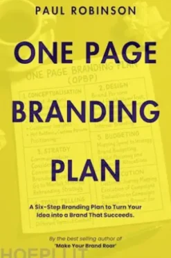 One Page Branding Plan