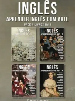 Pack 4 Livros em 1 - Inglês - Aprender Inglês com Arte
