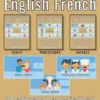 Pack 3 Books in 1 - Flash Cards Pictures and Words English French