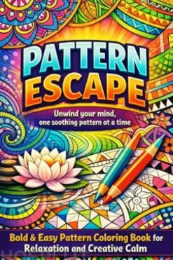 Pattern Coloring Book: Relaxing Designs for Stress Relief and Creative Calm