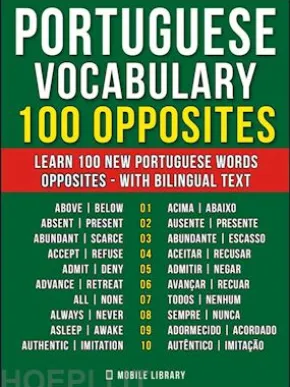 Portuguese Vocabulary - 100 Opposites