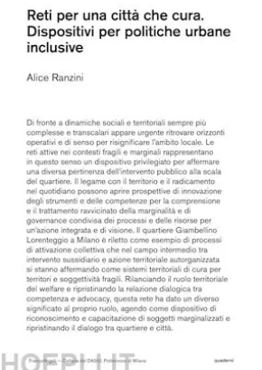 Reti per una città che cura. Dispositivi per politiche urbane inclusive